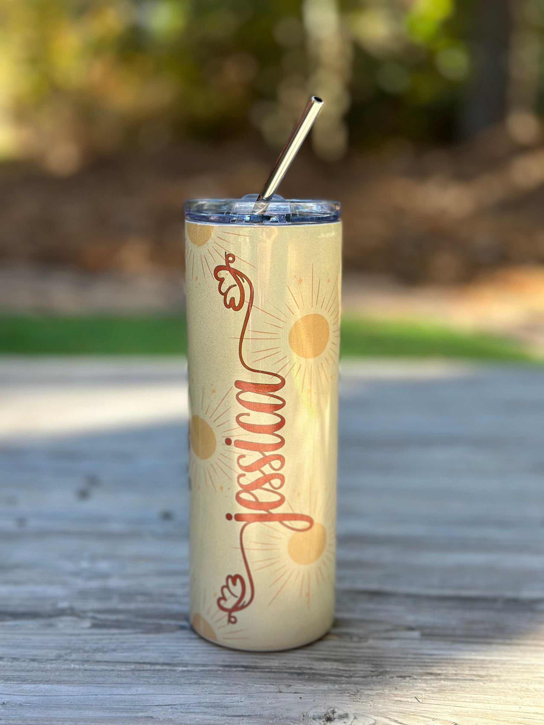 Believe in Yourself – Butterfly Tumbler - Personalized