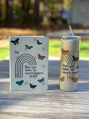 Believe in Yourself – Butterfly Tumbler - Personalized