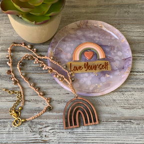 Love Yourself – Rainbow Necklace