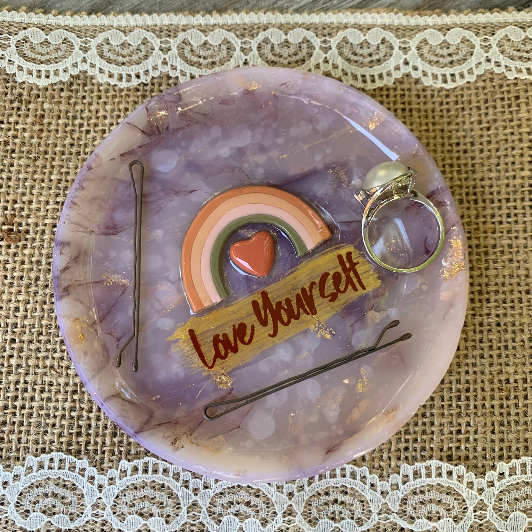 Love Yourself – Rainbow Dish